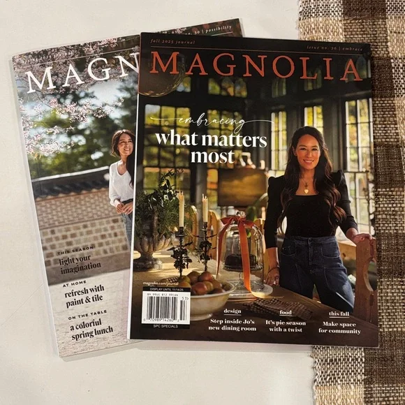 Magnolia Fall Edition Magazines - Black and Brown Covers - Picture 1 of 7